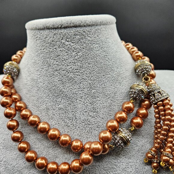 Heidi Daus Magnetic Gold Pearl Jewelry Set - Picture 8 of 16